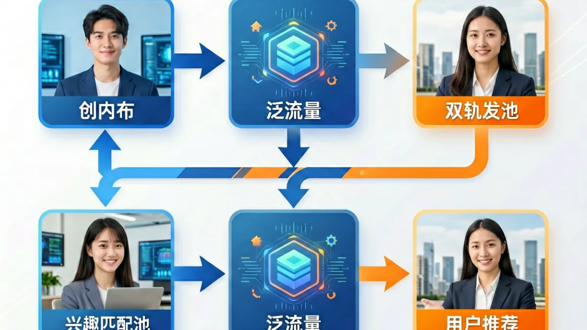 芭乐app下载内容运营机制图解，展示平台内容分发双轨制与热度算法的工作原理